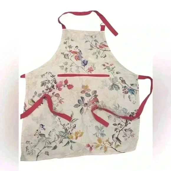 Maison d' Hermine Equinoxe - Beige 100% Cotton Apron - Picture 3 of 7